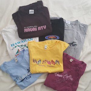 7 Hawaii Rainbow Sandal Island Beach Ocean T Shirt